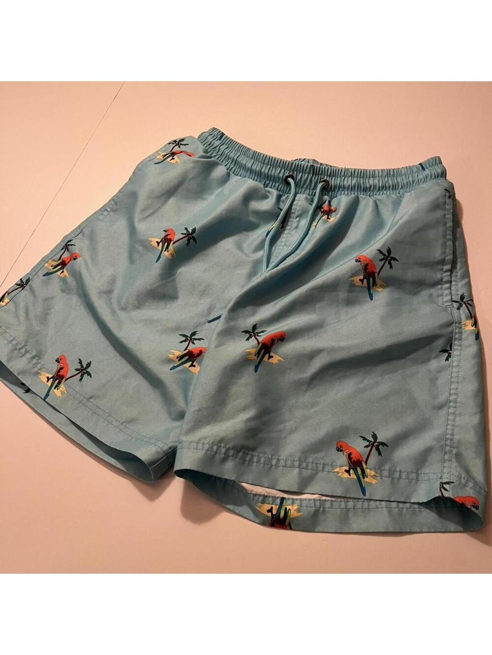 Y2K Club Room Parrot Bathing Suit, Sized Small- NO LINING